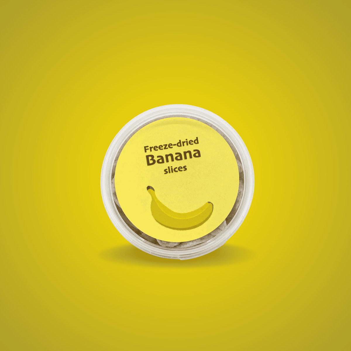 Gefriergetrocknete Bananen