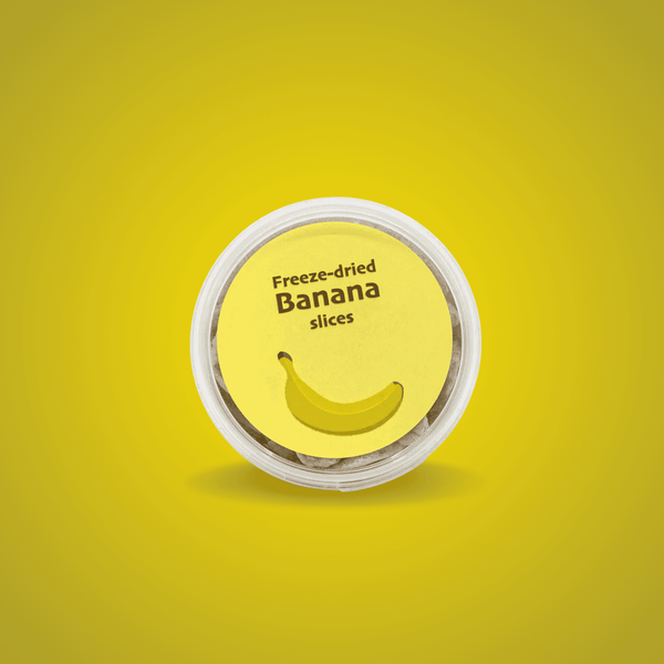 Gefriergetrocknete Bananen