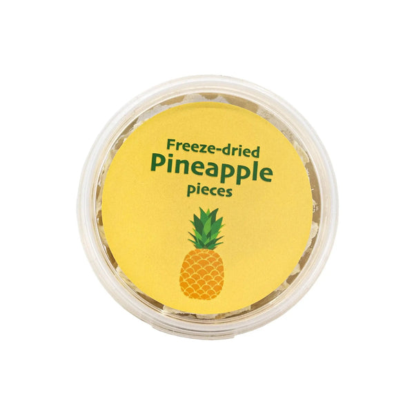 Ein Satz gefriergetrockneter Ananas